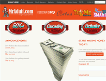 Tablet Screenshot of mradult.com